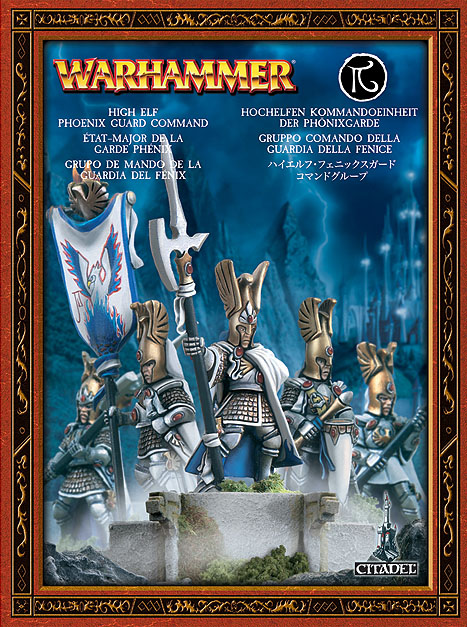 High Elves: Phoenix Guard (2010) プラモデル 模型 モデルキット おもちゃ Collector-Info: 99110210121 (87-14) High Elf Phoenix Guard Command